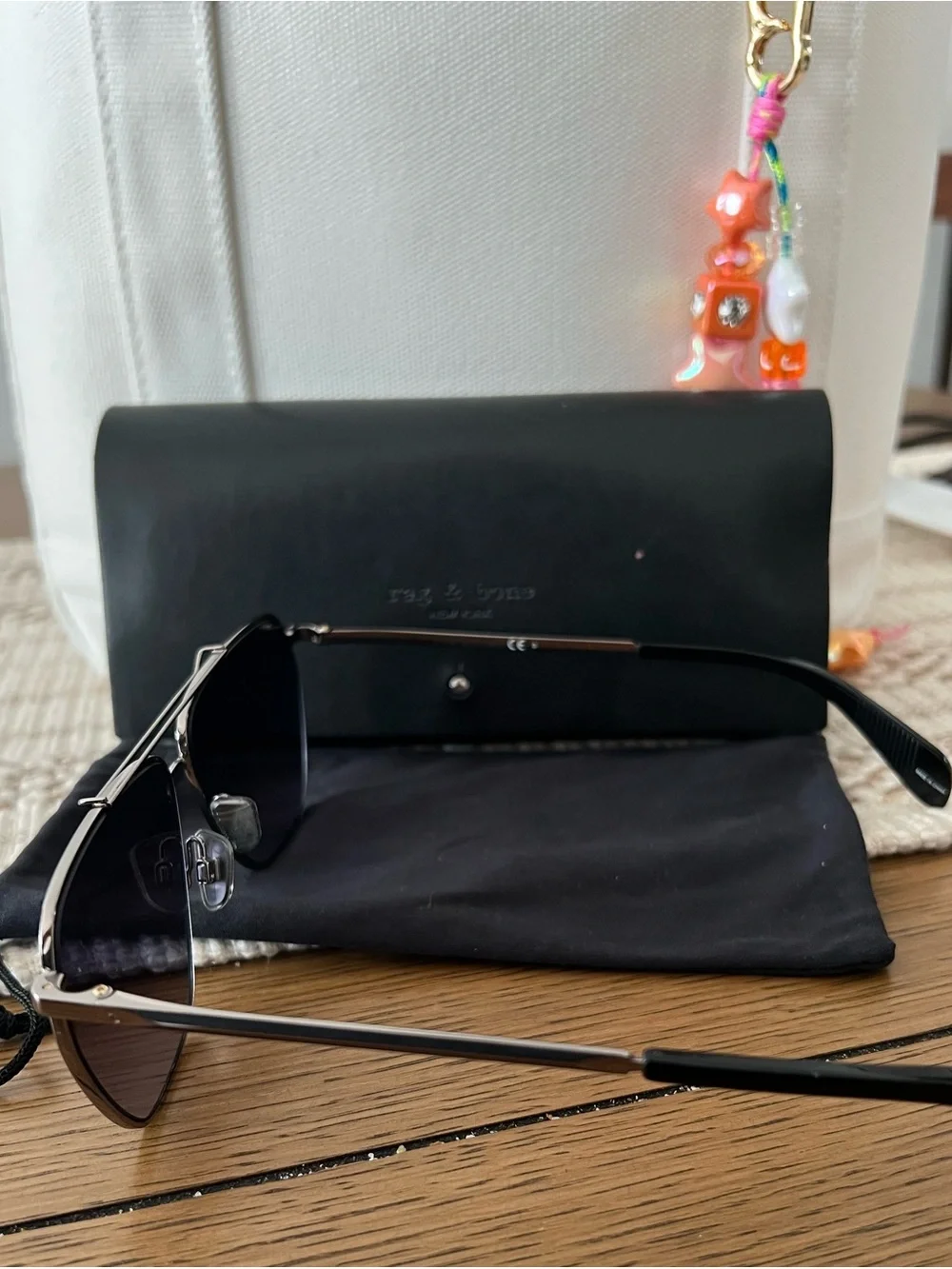 Rag & Bone Pilot square Sunglasses